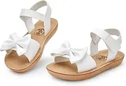 [Trary] Kid's Double Adjustable Strap/Buckle Closure Flat Sandals (Toddler)