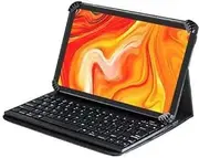 Navitech Rotational Bluetooth Keyboard Case Compatible with Samsung SM-T825NZKABTU Galaxy Tab S3 9.7 Inch 4G Tablet
