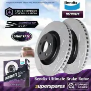 Bendix Rear ULT Disc Brake Rotors for Subaru Forester SF SG Liberty BC BD BF BG (for: Subaru)