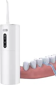 Water Tooth Flosser - Electric Water Tooth Flosser, Water Flosser Teeth Pick | Portable Cordless Travel Oral Irrigator Cleaner, Waterproof Oral Irrigator Rotating Teeth Picks for Travel Home