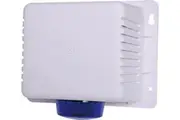 Standard Plastic Siren Cover with Siren and Strobe 25W Power White