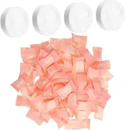MERRYHAPY Mini Compressed Towel Tablets 100pcs Disposable Face Washcloths Portable Facial Cleansing Towels Soft Cotton Travel Washcloths
