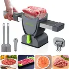 2025 Fresh Meat Slicer for Fresh Raw Meat, Thickness Adjustable 2 or 4 mm Man...