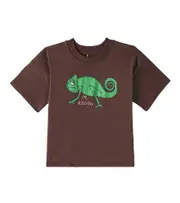 [Mini Rodini] Mini Rodini Printed cotton jersey T-shirt Y 6/7 brown