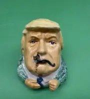 Kevin Francis Face Pots Prototype -Donald Trump 2.75" New 1/1