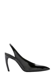 [The Attico] The Attico-Slingback ``Viper`` Black-Donna 37 IT