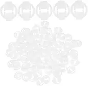 iplusmile 100pcs Power Cord Clip Heavy Duty Cord Retainer Clips Outdoor Clamps Lighting Clip Clamps Outdoor Outside Clips Clips Outdoor White Plastic