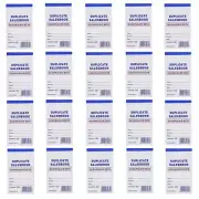 20 Pack Sales Book Order Receipt Invoice Carbonless Copy 50 Sets 3.5" X 5.5"