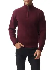 [Rodd & Gunn] Robbies Road Knit Sweater in Berry