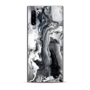 Skins Decal Wrap for Samsung Galaxy Note 10 Marble White Grey Swirl Beautiful