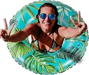 Pool Float Rings | Floating Pool Ring | Inflatable Portable Swim Tubes Relaxation Activities Floats for Adults Men Women Beach Puddles
