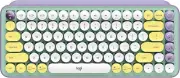 Logitech POP Keys Mechanical Wireless Keyboard, Bluetooth or USB, Daydream Mint