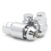 Locking Lug Nuts Wheel Locks 12x1.5 Chrome Closed Bulge Acorn Fits Lexus Scion (for: Lexus)