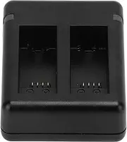 Dual Camera Battery Charger,AHDBT-901 Dual USB Battery Charger Fast Charging,with Indicator Light and Data Cable,for 10/9 Action Camera