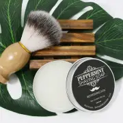 Scented Men's Shaving Soap Aluminum Box Foam Rich Soap Soap Beard Soap 60g