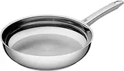 [WMF] Frying pan uncoated Ø 24cm Profi Made in Germany Pouring Rim Stainless Steel Handle Cromargan Stainless Steel Suitable for Induction Dishwasher-Safe