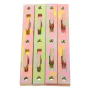 4 Pcs Bed Rail Fasteners Frame Hardware Brackets Board Fixing Connector