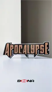 Marvel's APOCALYPSE logo display (Modern Age) Beena Studio