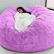 Bean Bag Chair, Bags with Memory Foam Filled, Large Bean Bag Chairs Soft Sofa Use of Arctic Fleece Fabric, Ultra Soft Bean Bag Bed (No Filler, Cover Only) for Adults