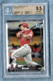 BGS 9.5 2017 Bowman Chrome #100 MIKE TROUT California Angels