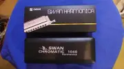 New Swan Chromatic 1040 Harmonica With Hard Carry Case