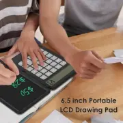 Notepad For w/ Foldable LCD Handwriting Tablet 12Digit Calculator Display O8H6