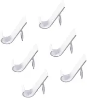 6pcs/Set Anti-Corrosion Heated Towel Rail Widen Spacing Multiple Surfaces Available Towel Radiator ABS Clothes