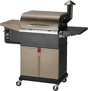 Z GRILLS 8-in-1 Outdoor BBQ Grill with PID Controller, Wood Pellet Grill & Smoker, Auto Temperature Control, Huge Storage Cabinet Side Shelf with Tool Hooks, 572 sq in Cooking Area for Camping Party