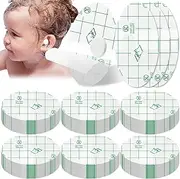 Teling 300 Pcs Ear Covers for Shower Waterproof Protector Newborn Stickers Disposable Cotton Ball Baby Baby Shower Ear Covers for Bath Kids Swimming Surfing Snorkeling Water Sport(Green)