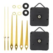 2Set Quartz Clock Movement Mechanism Kit 1/2" Shaft for 2-3mm Clock Dial Thick