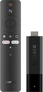 [Xiaomi] Smart TV Stick 4K, EU Version, Dolby Atmos and Dolby Vision, Android TV, Google Assistant, HDMI, Bluetooth, WiFi, IR Remote for TV&Sound Bar, Lightweight Portable; Netflix, YouTube, Prime