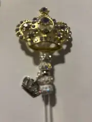Crown ceramic christmas tree topper