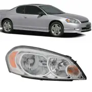 For Chevy Monte Carlo Headlight 2006 2007 Passenger Side GM2503261 | 25958360 (for: Chevrolet)