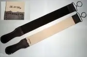 TWO PACK! Barber Leather Strop Straight Razor Sharpening Shave Shaving Strap