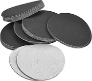 Respicefinem 50pcs Hook Loop 75mm 3 Inch Abrasive Sanding Discs Strong Grinding Force Wet Dry Use Anti No Crease 4 Grit Options #180#400#5000#10000 for Auto Metal (3 in 400#)