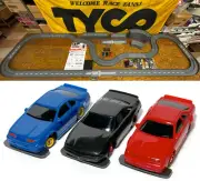 1993 UNUSED TYCO TCR Slotless Slot Car RACE SET 17' COUNTRY ROADS 3-CAR Roadtrip