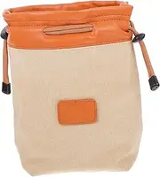 OSOLADY 1Pc Camera Canvas Pouch with Compartments for Lens and Accessories Protective Storage for Outdoor Photography