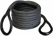 32mm x 6m Kinetic Rope 23900kg Recovery Dyneema Tow Bubba Winch Snatch Strap Black