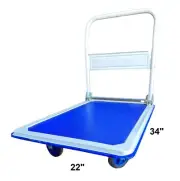 Foldable Dolly Cart with Wheels Heavy Duty Moving Trolley Cart Luggage Moving