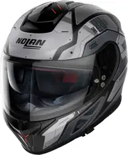 Nolan N80-8 Starscream N-Com, full face helmet , color: Matt Black/Dark Grey/Grey , size: M