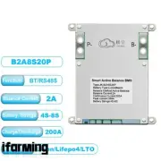 JK-B2A8S20P 4-8S 2A Smart Active Balancer BMS Battery Battery Protection Board
