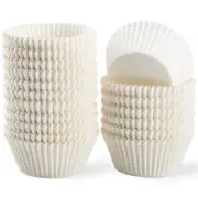 500 Pack Cupcake Muffin Liners Greaseproof Small White Baking Cups