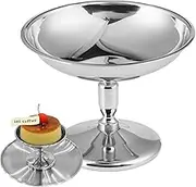 Nybhyjka Stainless Steel Dessert Cups | Footed Parfait Sundae Trifle Bowl | Sauce Bowls, Candy Container, Appetizer Plates for Serving Ice Cream Salad Fruit Pudding