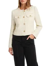 [Marcs] Trey Tweed Jacket in White
