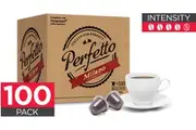 100 Pack Perfetto Nespresso Compatible Coffee Pods (Milano)