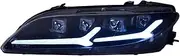 Headlight Assembly Compatible with Mazda 6 2002-2008 Mazda6 / Mazdaspeed 6 Full LED Light Source LED Sequential Turn Signal LED DRL(Unlock is white)