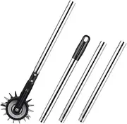 PHENOFICE Garden Landscape Edging Wheel Rotary Shear Grass Cutter for Backyard Lawn Edging Border Metal Trimmer Edger