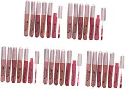 Baluue 30 Pcs Lip Gloss Set Bow Buns Filter Drain Pendant Tape Drain Pipes Red Storage Decoration Mini Decoration Women's Buns Liner Soup Pot Plastic