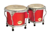 Mano Percussion MP560R 4/5 Inch Junior Tunable Bongos in Red