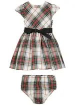 Polo Ralph Lauren Kids Checked Shell Dress and Bloomers set (6-24 Months) - Multicoloured - 24 Months (24 Months) 24 MONTHS (24 months)